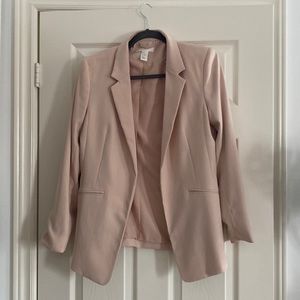 Blush pink blazer